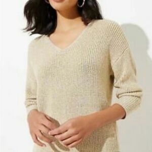 V-Neck Sweater with tie back